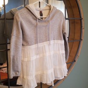 Free People babydoll hoody